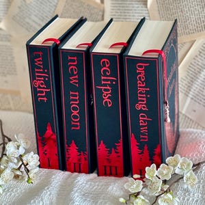Handmade Rebound Twilight Books - Great Gift for Book Lovers - Rebound Books - Unique Custom Book - Gift for Twilight Fans