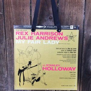 Record Album Tote Bag | Recycled Record Handbag | My Fair Lady