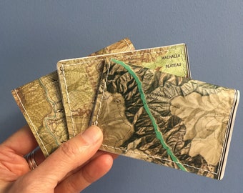 Kreditkartenportemonnaie Grand Canyon Map Wallet | Visitenkartenportemonnaie | Umfunktionierte Karte