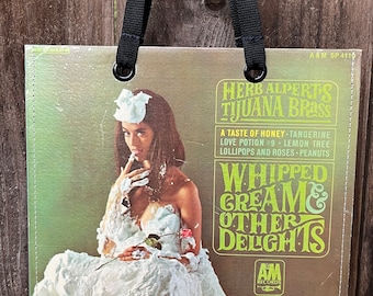 Record Album Tote Bag | Recycled Record Handbag | Herb Alpert