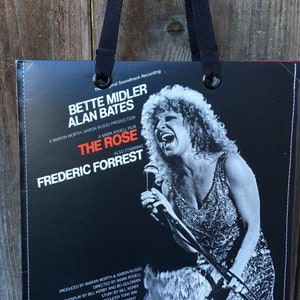 Record Album Tote Bag | Recycled Record Handbag | Bette Midler