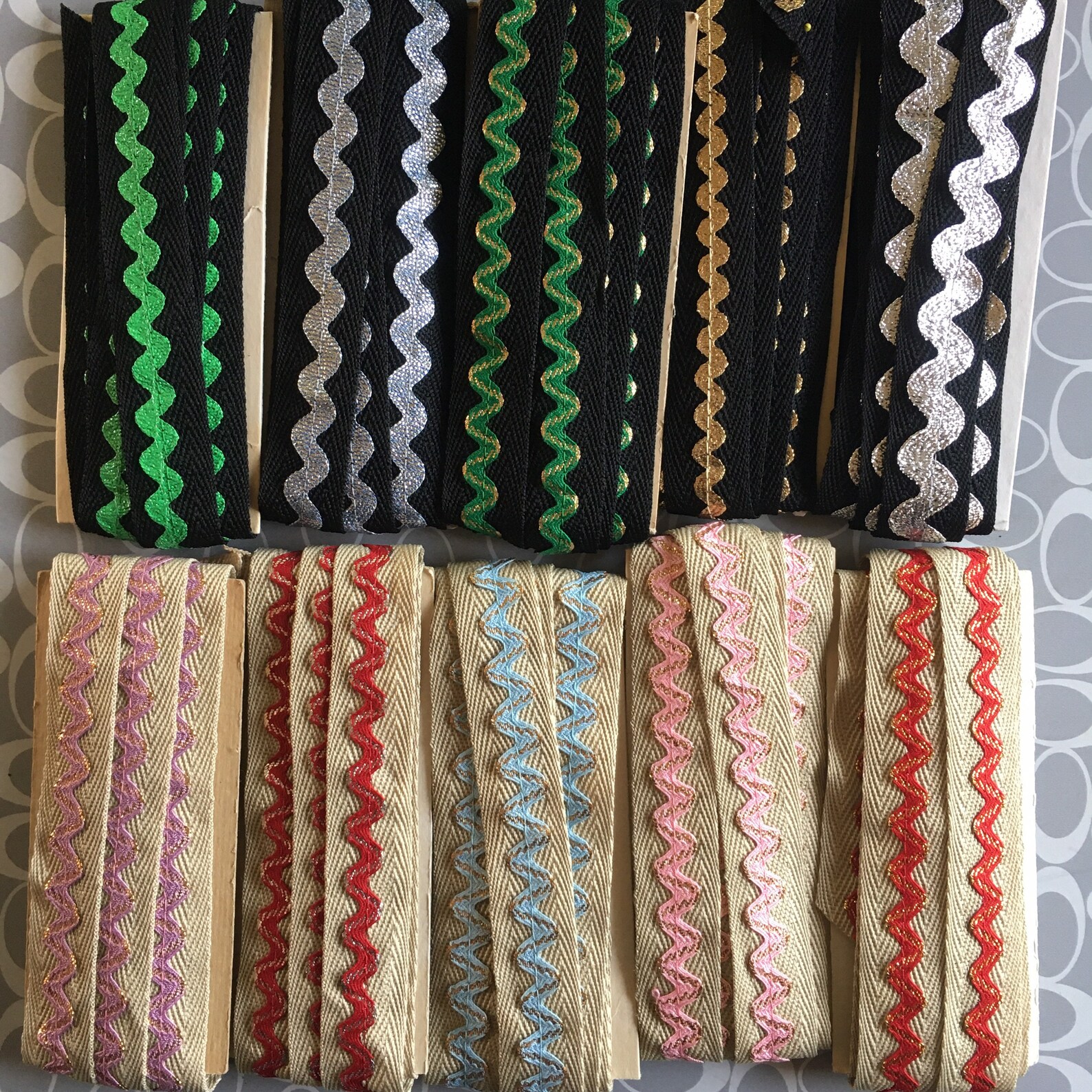 Vintage Rick Rack Ribbon Twill Tape Ribbon Sewing Etsy Canada