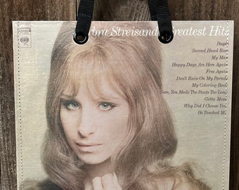 Schallplatte Album Tragetasche | Schallplatte Handtasche | Barbara Streisand