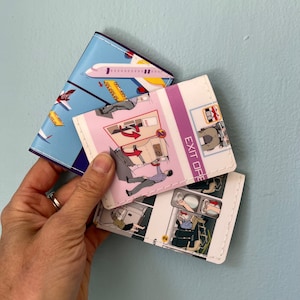 Billetera para tarjetas de crédito / Billetera para viajes en avión / Minibilletera