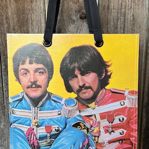 Record Album Tote Bag | Recycled Record Handbag | The Beatles