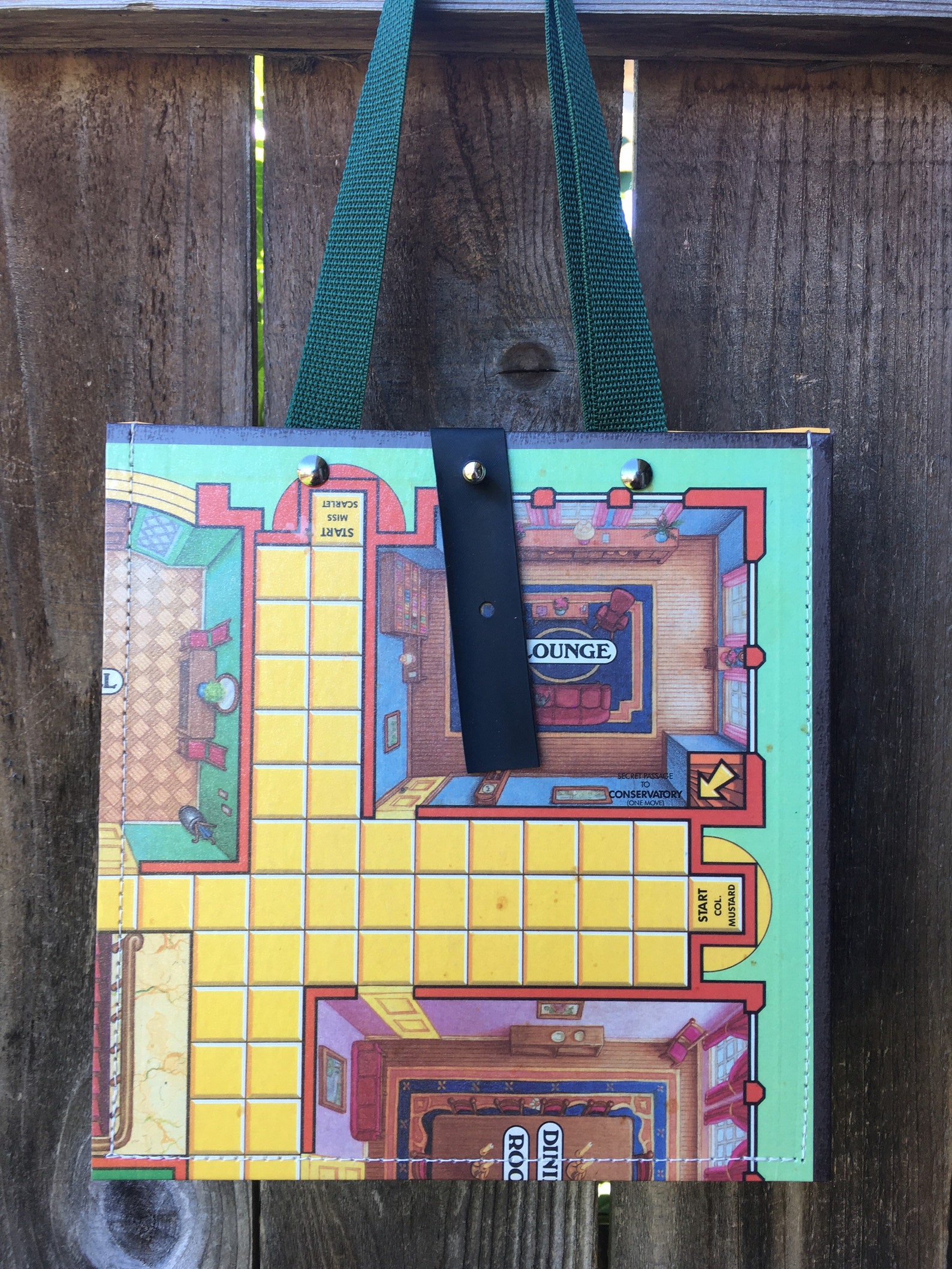 Repurposed Board Game Bag Etsy