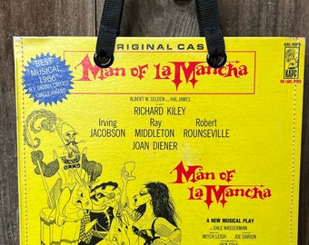 Schallplatte Album Tragetasche | Schallplatte Handtasche | Mann von La Mancha