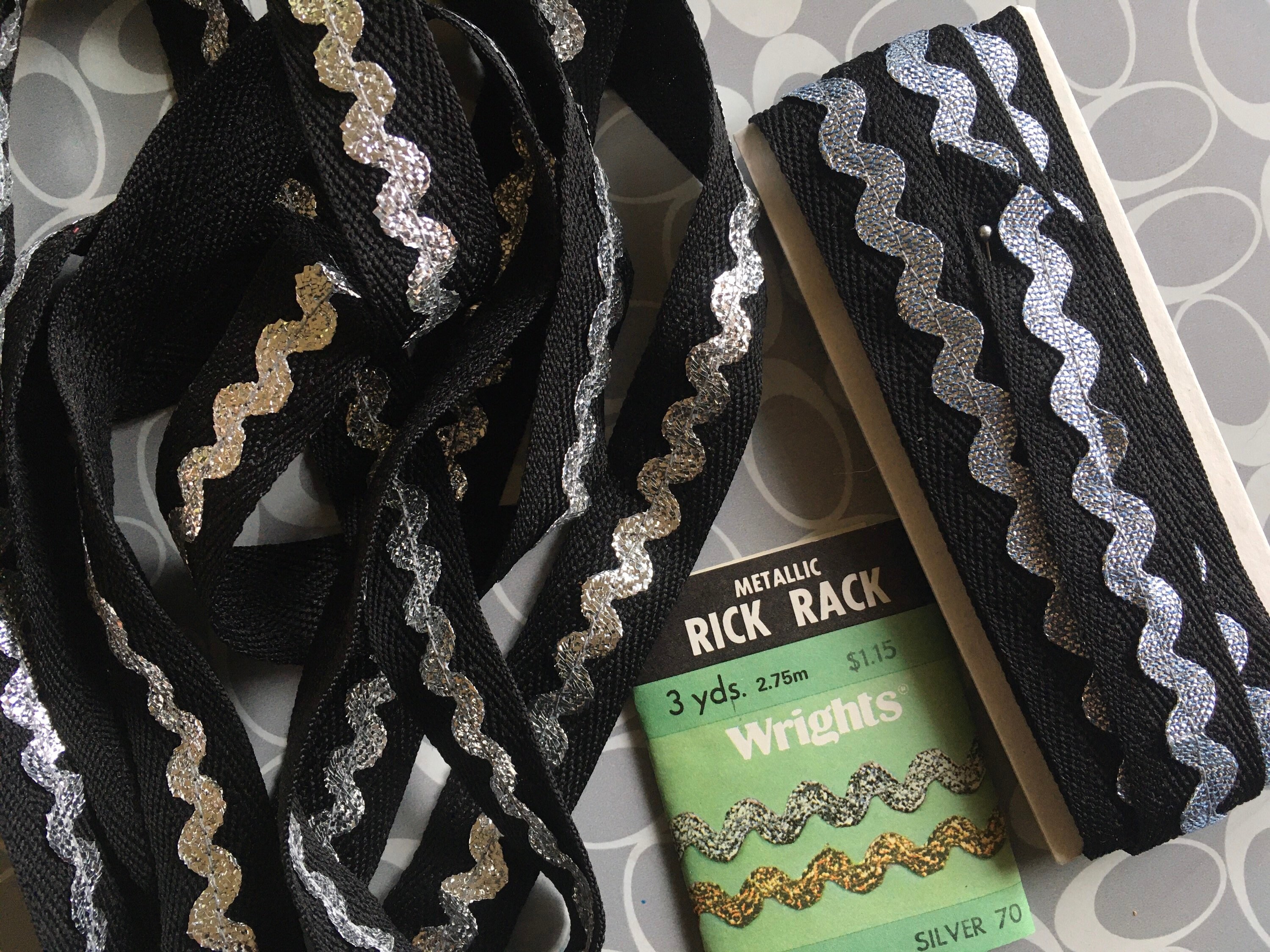 Vintage Rick Rack Ribbon Twill Tape Ribbon Sewing Etsy Canada