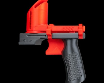 Custom 3D Printed Disc Launcher | Personalized Color Blaster | Sci-Fi Tactical Toy | Desktop Toy Gun