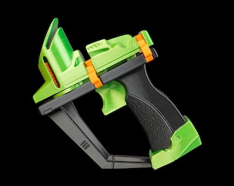 Custom 3D Printed Disc Launcher | Personalized Color Blaster | Desktop Toy Gun | Novelty Gift
