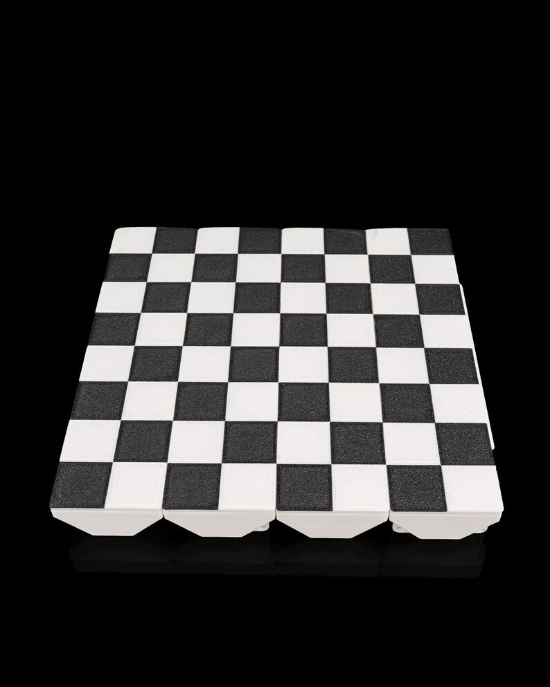 Modern Minimalist Checkers Set | Custom 3D Printed Board Game bild 7