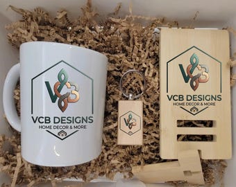 Custom Coffee Mug | Personalized Office Gift | Corporate Logo Branding Employee Thank You