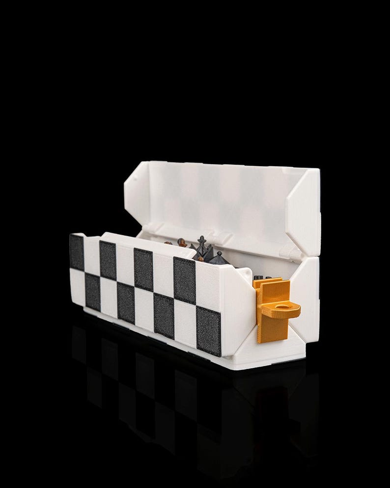 Modern Minimalist Checkers Set | Custom 3D Printed Board Game bild 8