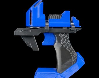 3D Printed Tactical Edge Disc Launcher | Personalized Color Blaster | Sci-Fi Tactical Toy