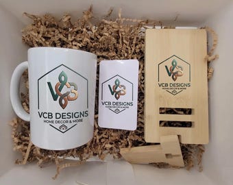 Custom Mug Gift Set | Personalized Office Desk Curation | Corporate Client Kit