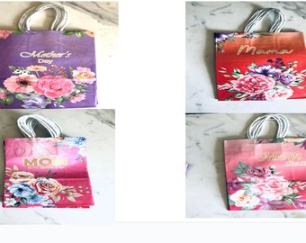 Gift Bags for Mother's Day | Mother's Day Bags | Packaging for Mother's Day | 8x 6 inch Gift Bags