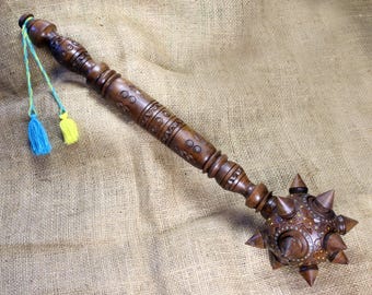 Ukrainian Ceremonial Wooden (Bulava) Mace Hetmans of Ukrainian Cossacks