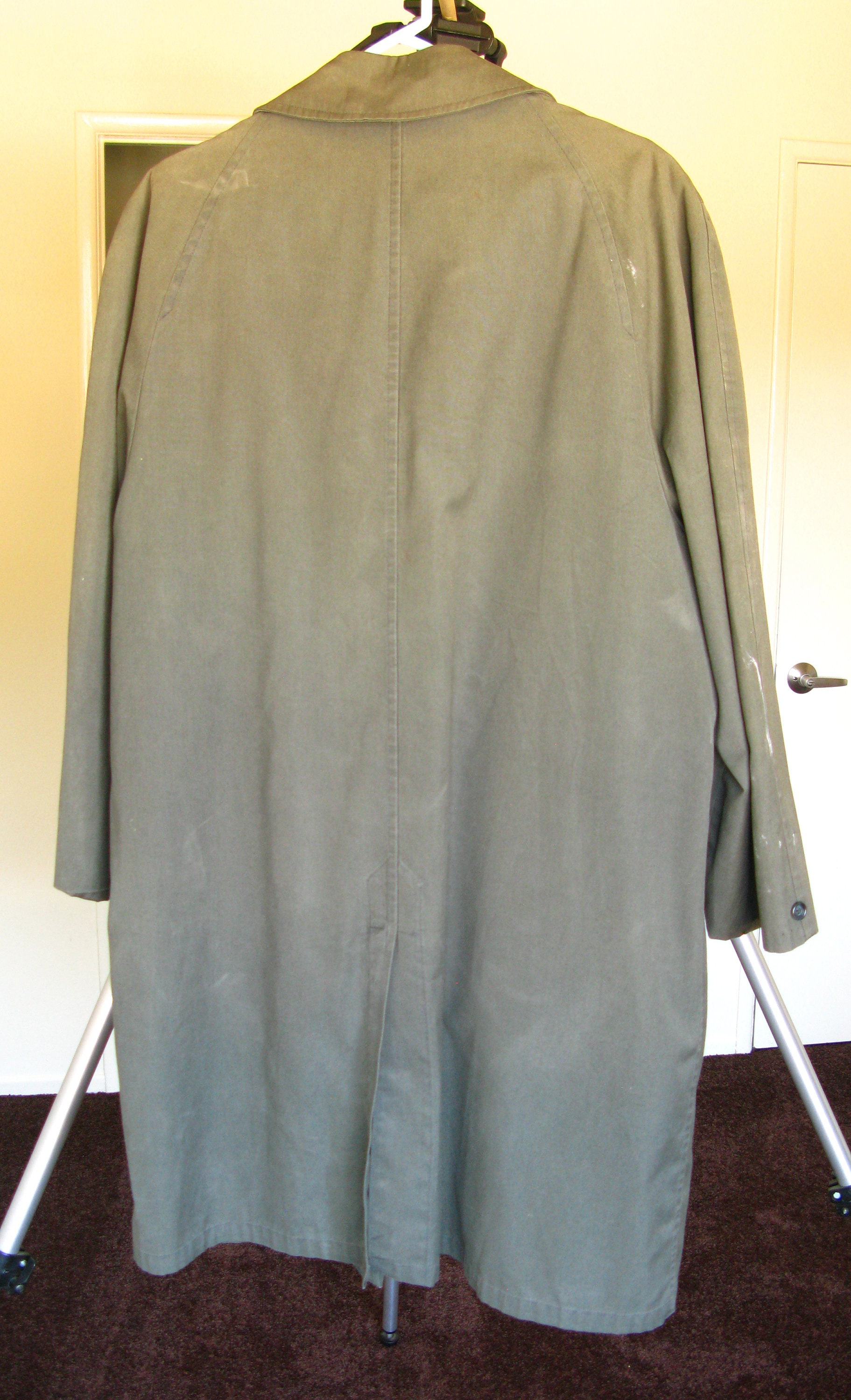 Vintage Men's Rain Topcoat, by Rainfair Authentic Trenchcoat Etsy