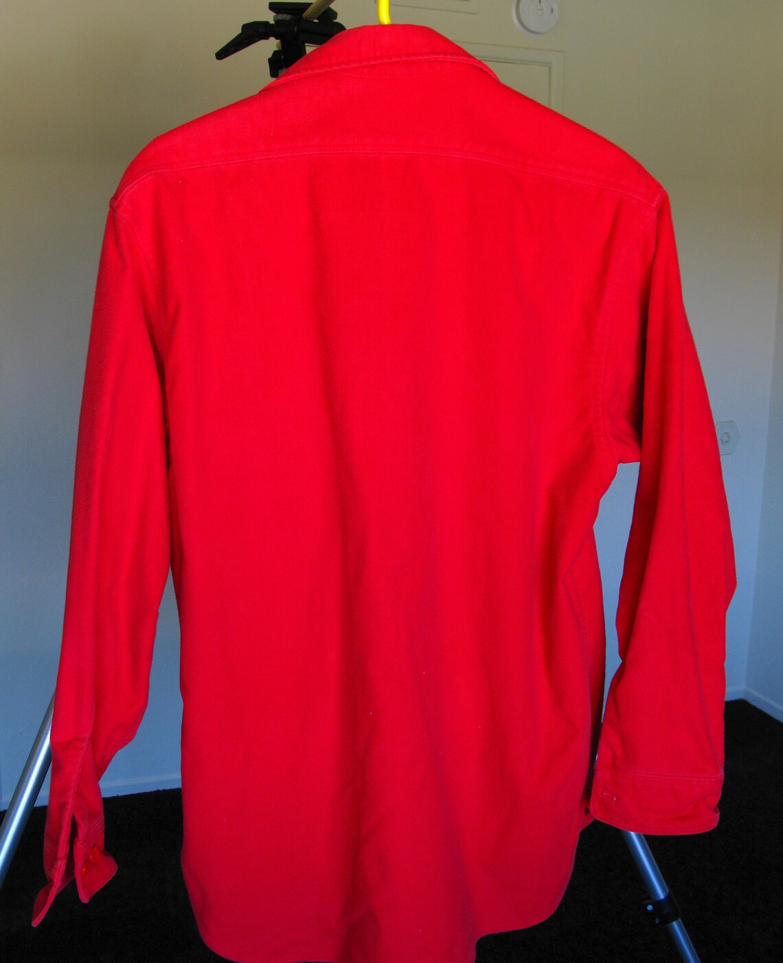 eddie bauer red flannel shirt