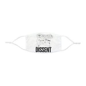 Masque facial en polyester ajusté Dissent, Power Mask féminin, Masque de protestation, Cadeau d&#39;activiste, Masque facial féministe