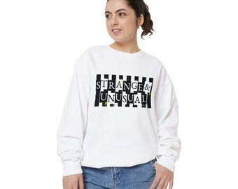 Strange & Unusual Beetlejuice Unisex Sweatshirt, Beetlejuice Merchandise, Movie Lover Shirt, Beetlejuice Fan Gift, Halloween Sweatshirt