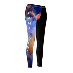 Black &quot;Confident&quot; Women&#39;s Casual Leggings