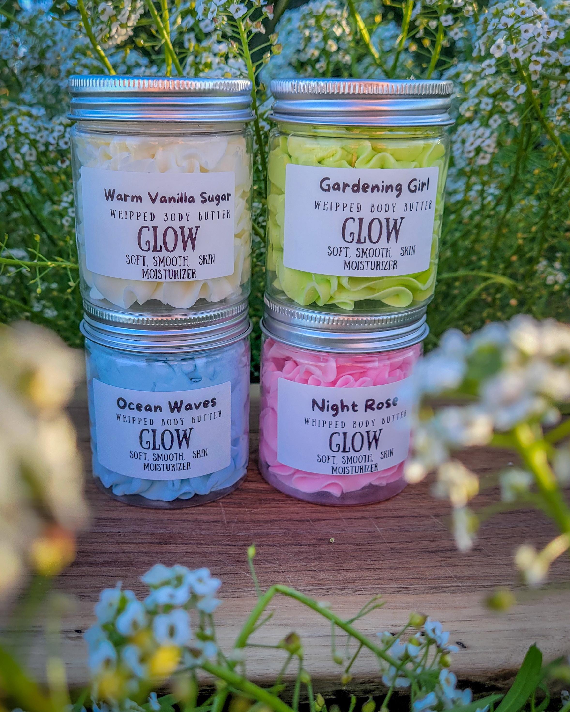 4 oz-Whipped Body Butter- With Shea And Mango butter-Long Lasting Hydration-Mildly Scented-Variety of Scents