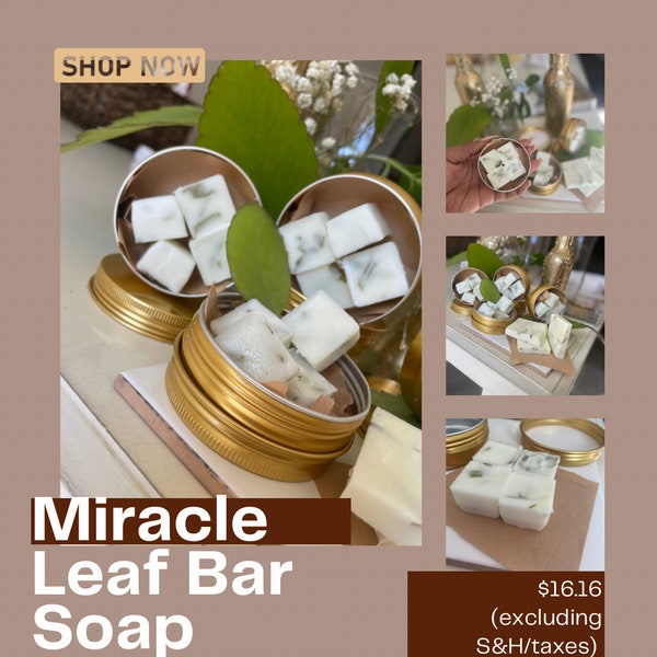 Miracle Leaf Bar Soap Minis (4)