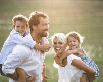 Custom Photo Jigsaw Puzzle – Personalized Family Gift