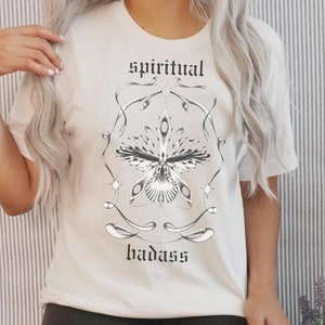 Vintage Retro Y2k Spiritual Graphic Tee, 2000&#39;S Inspired Top Empowering Aesthetic Shirt, Positive Vibes Trendy Casual Wear Teen&#39;S Gift