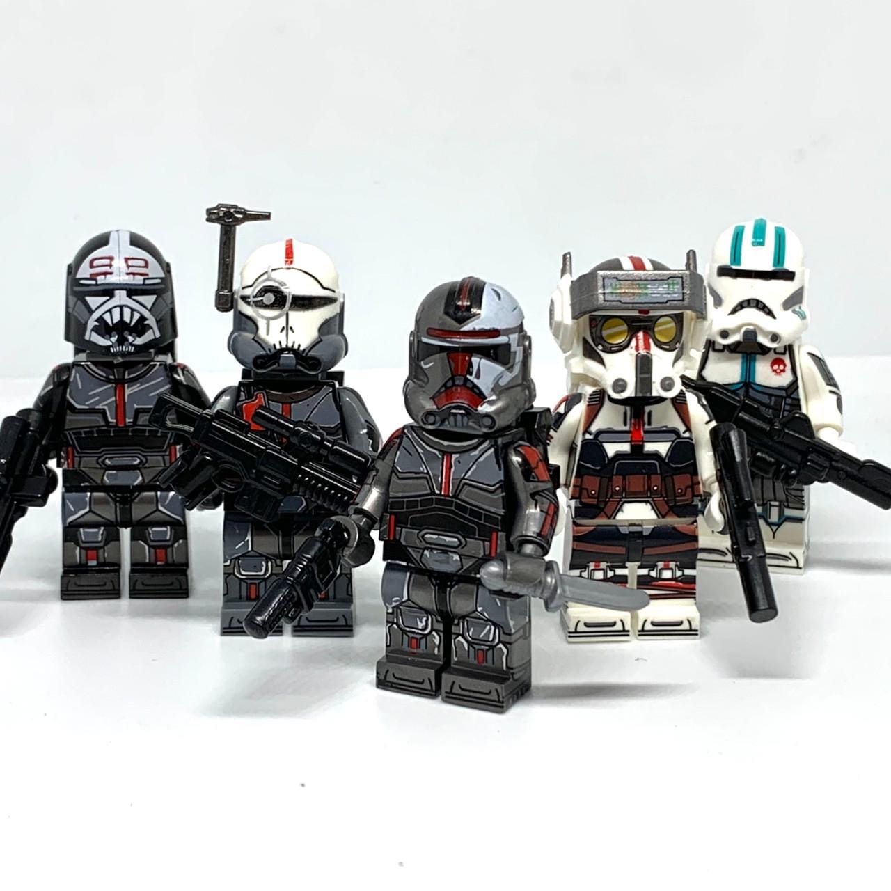 Star Wars Custom Lego Fit X Bad Batch Clone Force 99 Hunter