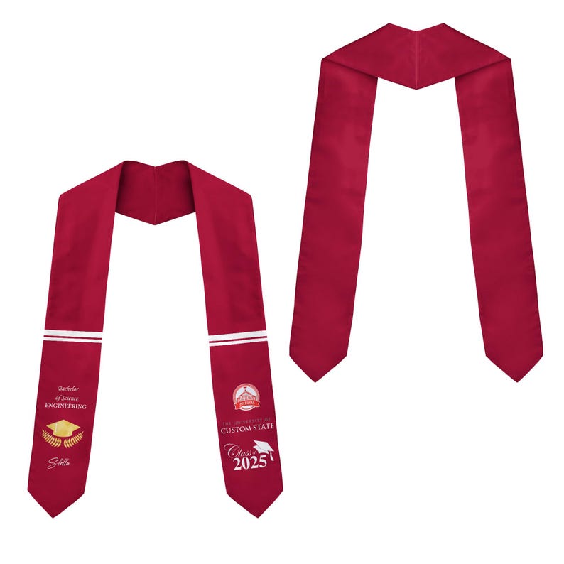 Personalized Graduation 2026 Stoles, Custom Class of 2026 Stoles, Your ...