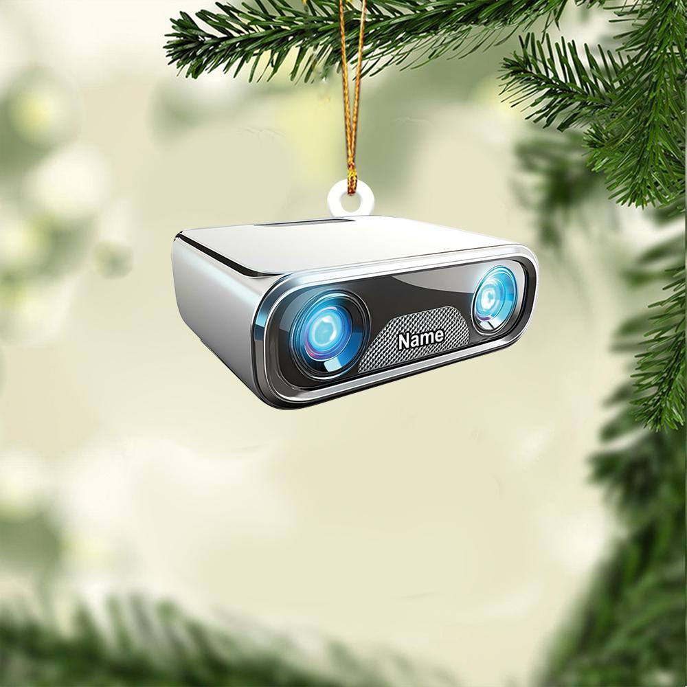 Discover Personalized Projector Ornament, Projector Christmas Ornament, Mini Projector Ornament Gift, Laser Projector Holiday Ornament