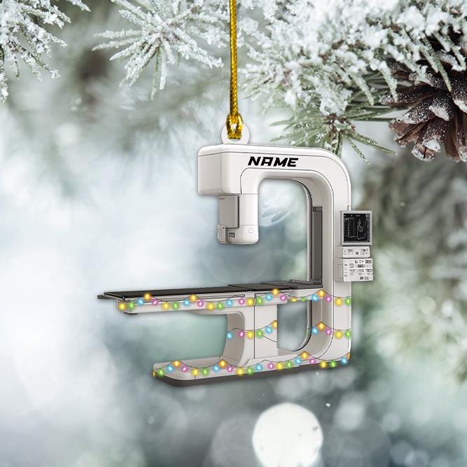 Discover Personalized Xray Scan Machine Ornament, Radiologist Christmas Ornament, Radiology Ornament, Xray Tech Ornament, RAD Tech Gift