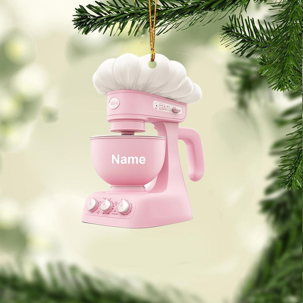 Discover Personalized Baking Mixer Ornament, Baking Christmas Ornament, Baker Ornament Gift, Bakery Ornament, Kitchen Ornament Decor