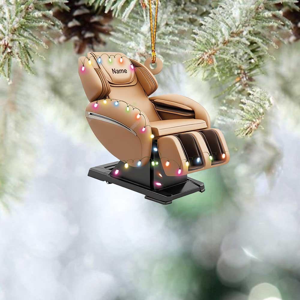 Discover Personalized Massage Chair Ornament, Massage Chair Christmas Ornament, Recliner Chair Ornament, Massage Theraphy Ornament Gift