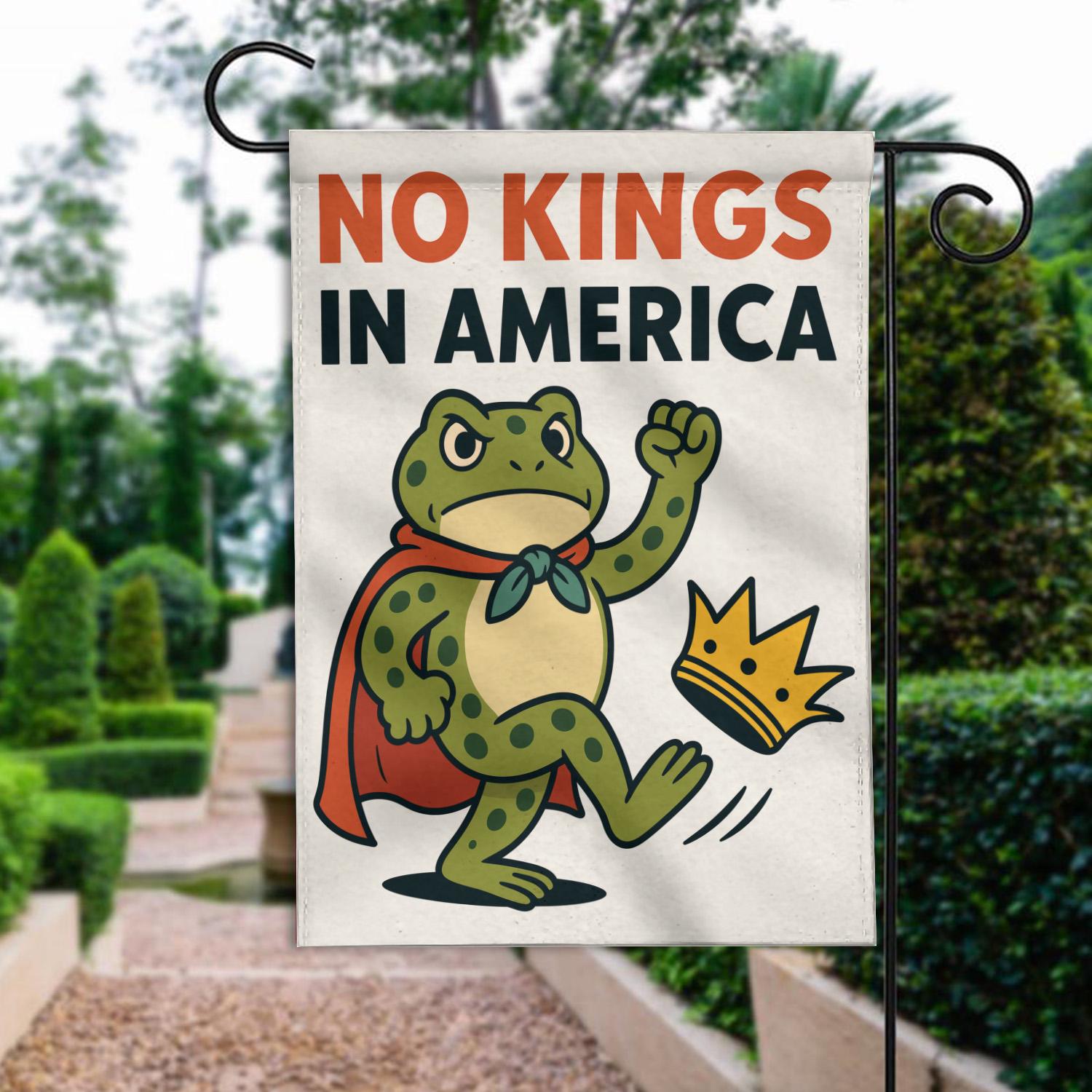 Discover Resist Portland Frog Protest Garden Flag, Resist Frog ICE Flag, Anti Establishment Deportation Resistance Flag, No Kings Flag