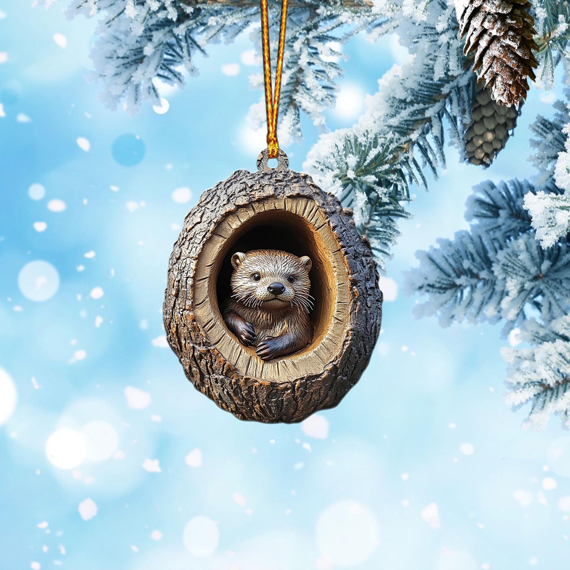 Discover Otter Christmas Ornament, Otter Ornament Holiday Gift