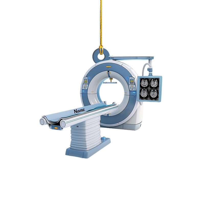 CT Scanner Tomography Christmas Ornament, Xmas Tree Decor, Loved CT