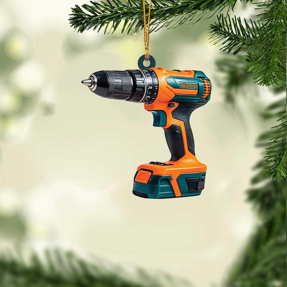 Discover Personalized Drill Ornament, Cordless Drill Christmas Ornament, Mechanic Ornament Gift, Handyman Ornament, Fixer Ornament Decor