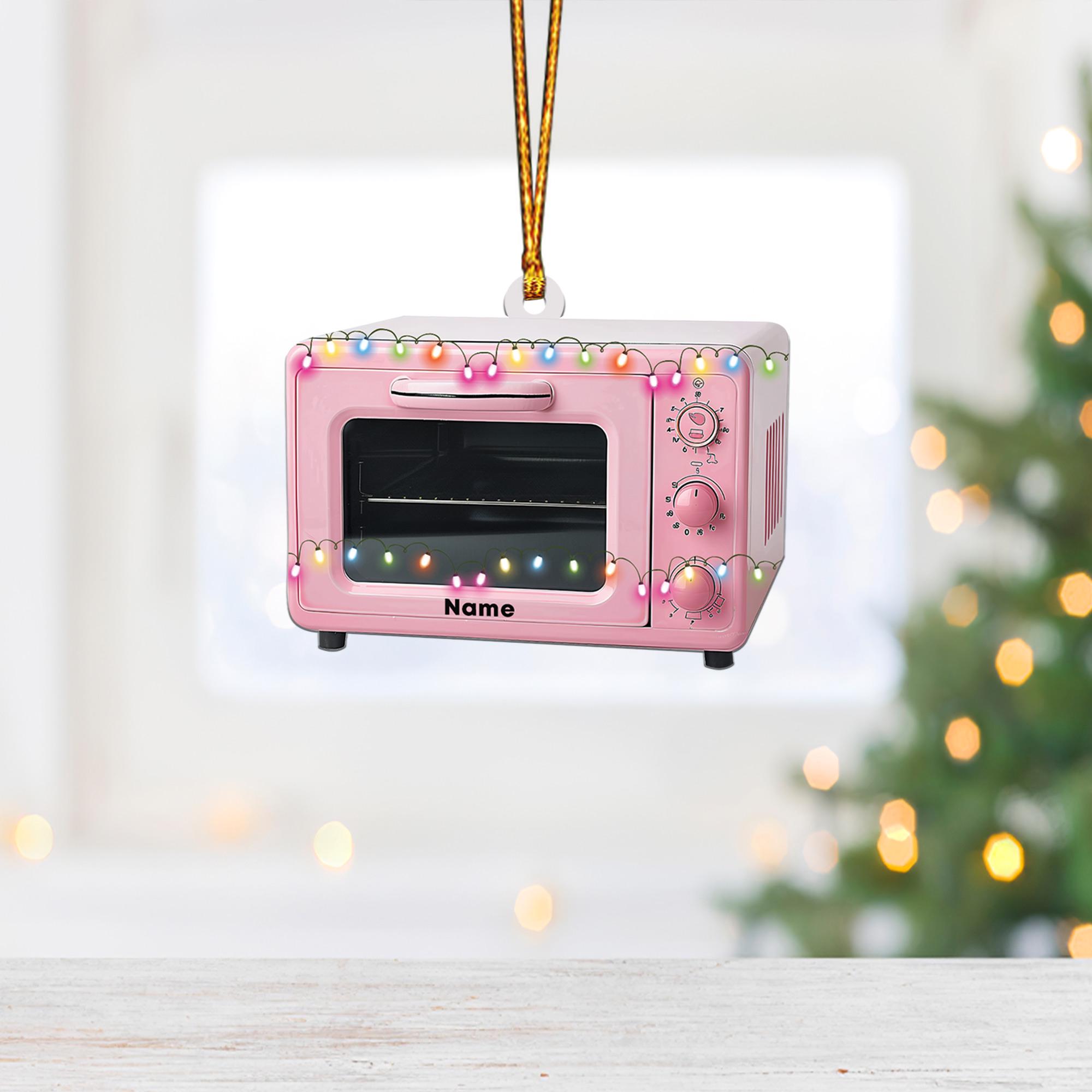 Discover Personalized Microwave Oven Christmas Ornament, Xmas Tree Decor, Loved Microwave Oven Ornament, Christmas Hanging Ornament Gift