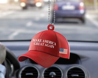 Make America Great Again Ornament, MAGA Hat Trump Hat Ornament, 2D