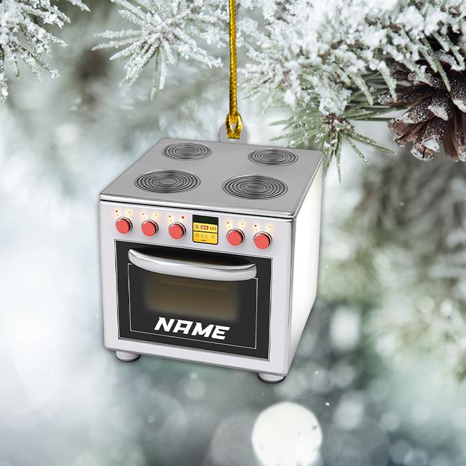 Discover Personalized Kitchen Gas Stove Ornament, Stove Christmas Ornament, Cooking Ornament, Chef Ornament Gift, Kitchen Ornament Decor