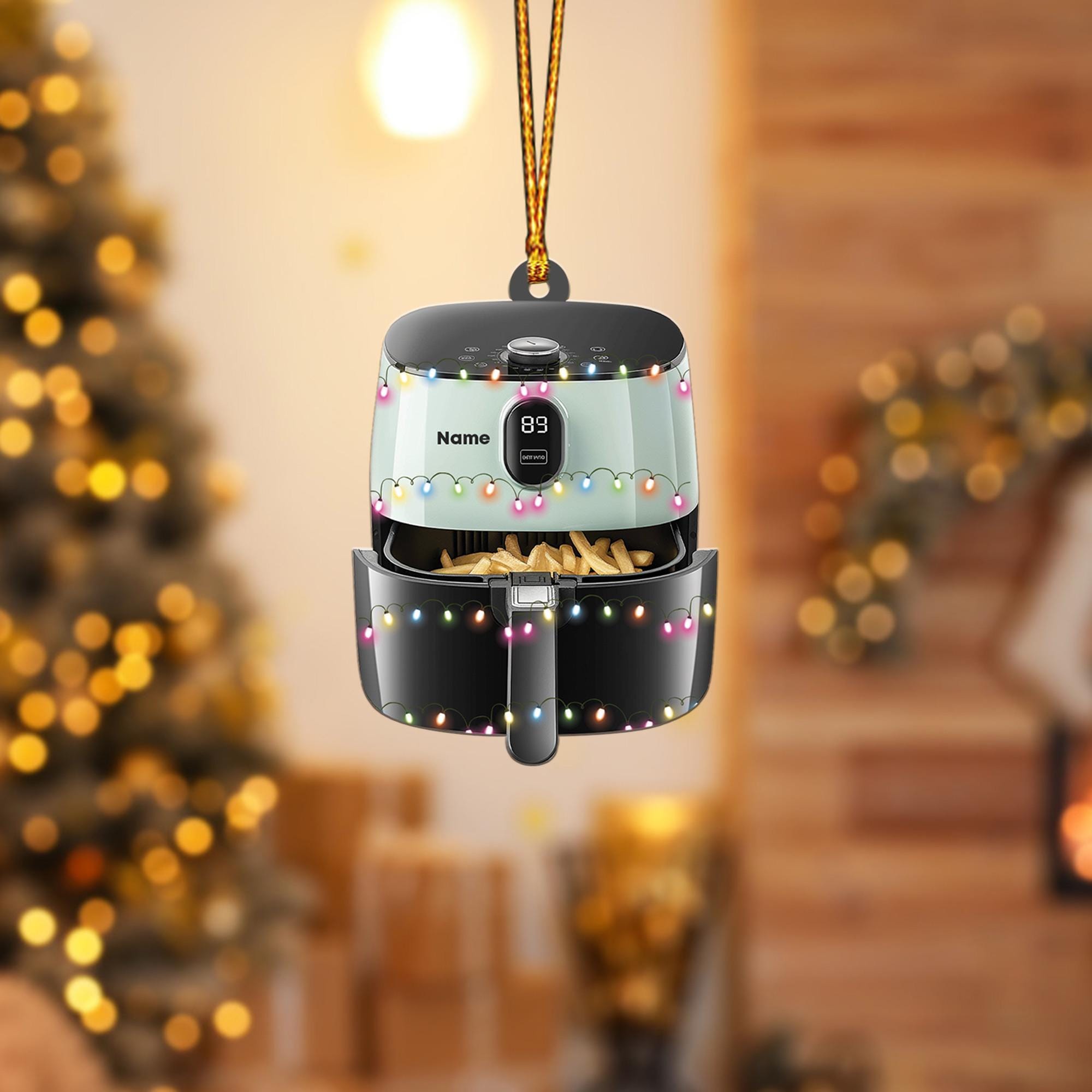 Discover Personalized Air Fryer Ornament, Air Fryer Christmas Ornament, Kitchen Chef Ornament, Cooking Ornament, Xmas Gift