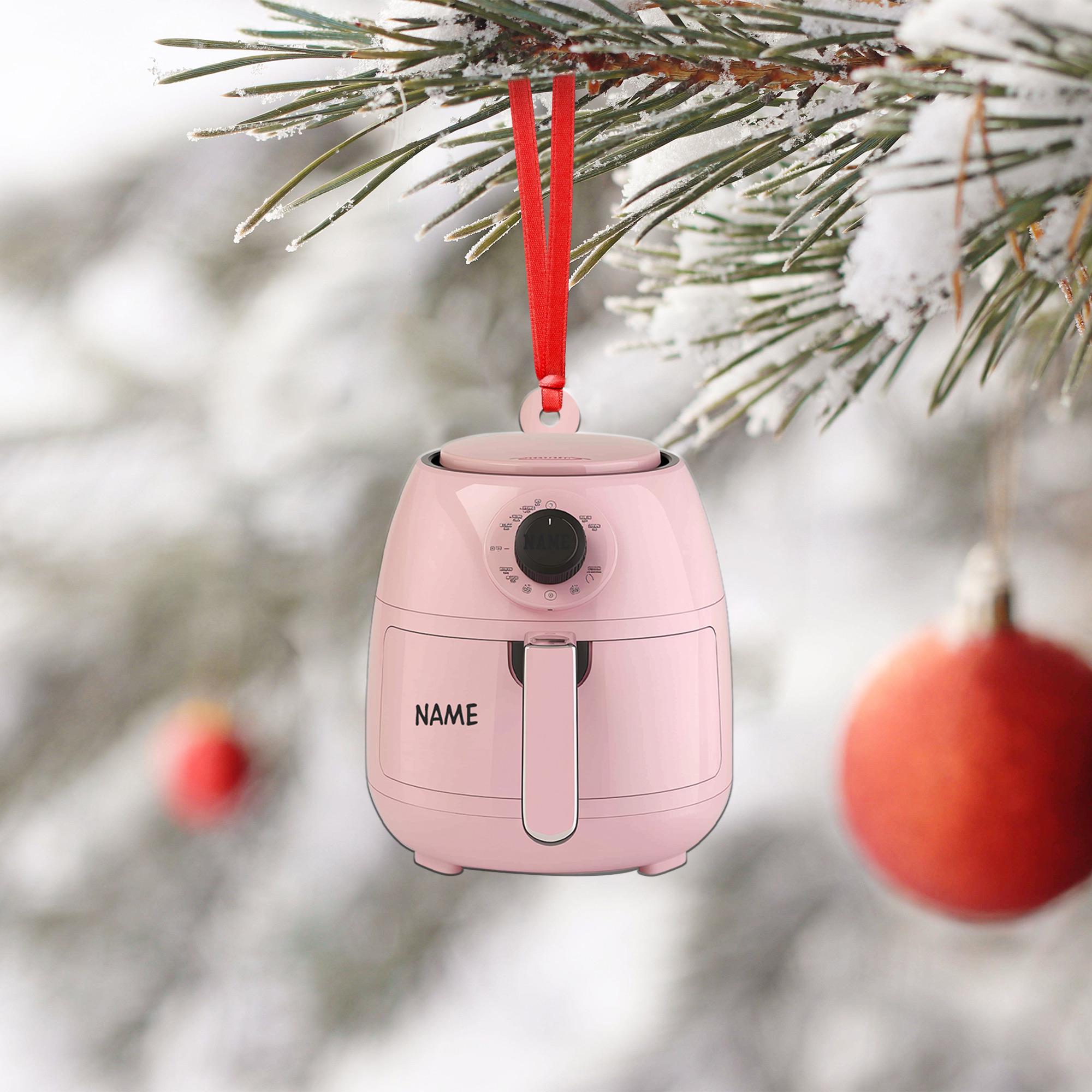 Discover Personalized Air Fryer Ornament, Air Fryer 2D Flat Christmas Ornament, Kitchen Chef Ornament, Cooking Ornament, Xmas Gift