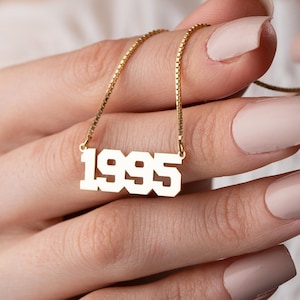 Custom Date Necklace, Engraved Necklace, Wedding Date, Anniversary Date, Gold Necklace, Women Jewelry