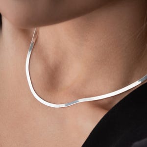 Italian Chain Necklace, Silver Chain, 925 Sterling Silver, Italian Silver Chain, Necklace for Women, Gift for Her