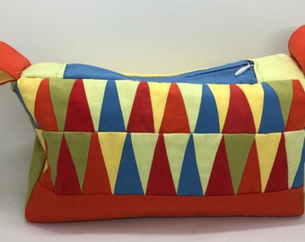 Quilt Pattern Zip Tote