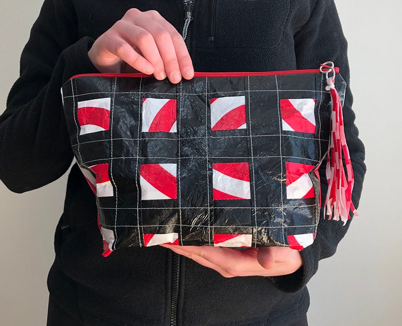 Upcycled Plastic Zipper Pouch