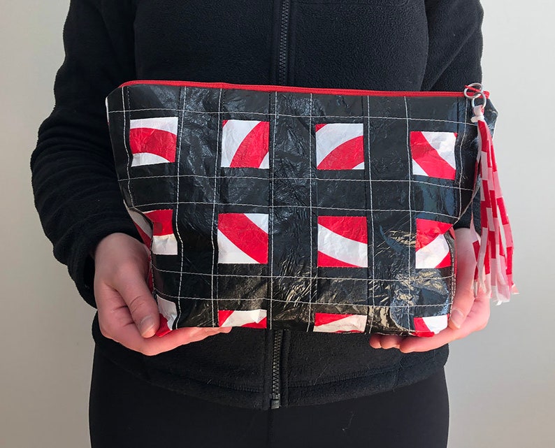 Upcycled Plastic Zipper Pouch